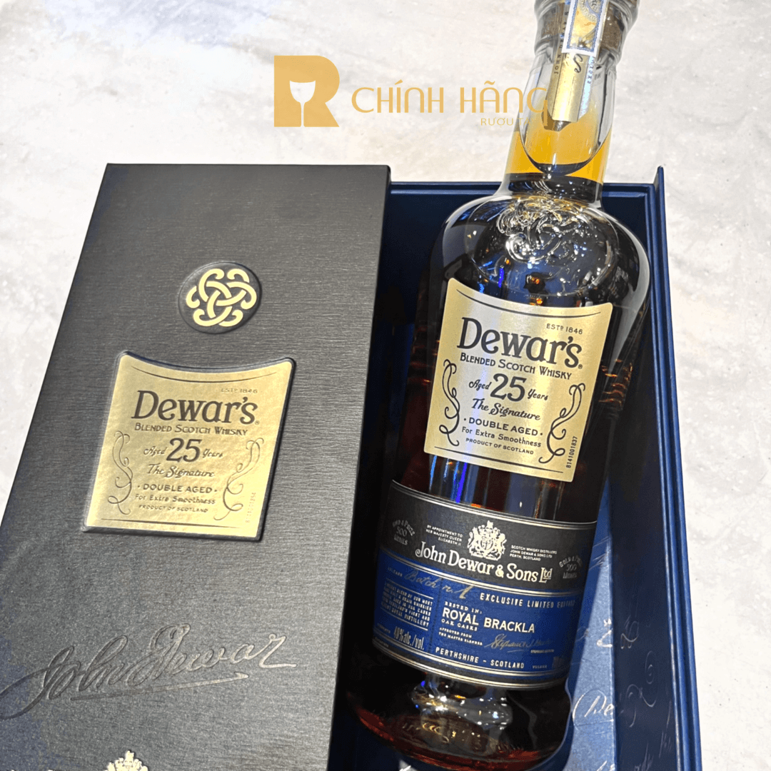 Rượu Dewar's 25 Năm giá tốt chính hãng RTCH